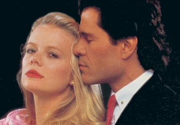 Marcy Walker and A Martinez as Eden Capwell and Cruz Castillo on Santa Barbara.