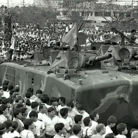 A scene from the revolution