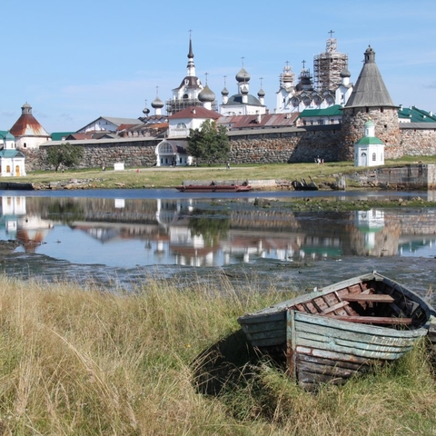 View of the Solovetskii Monastery.